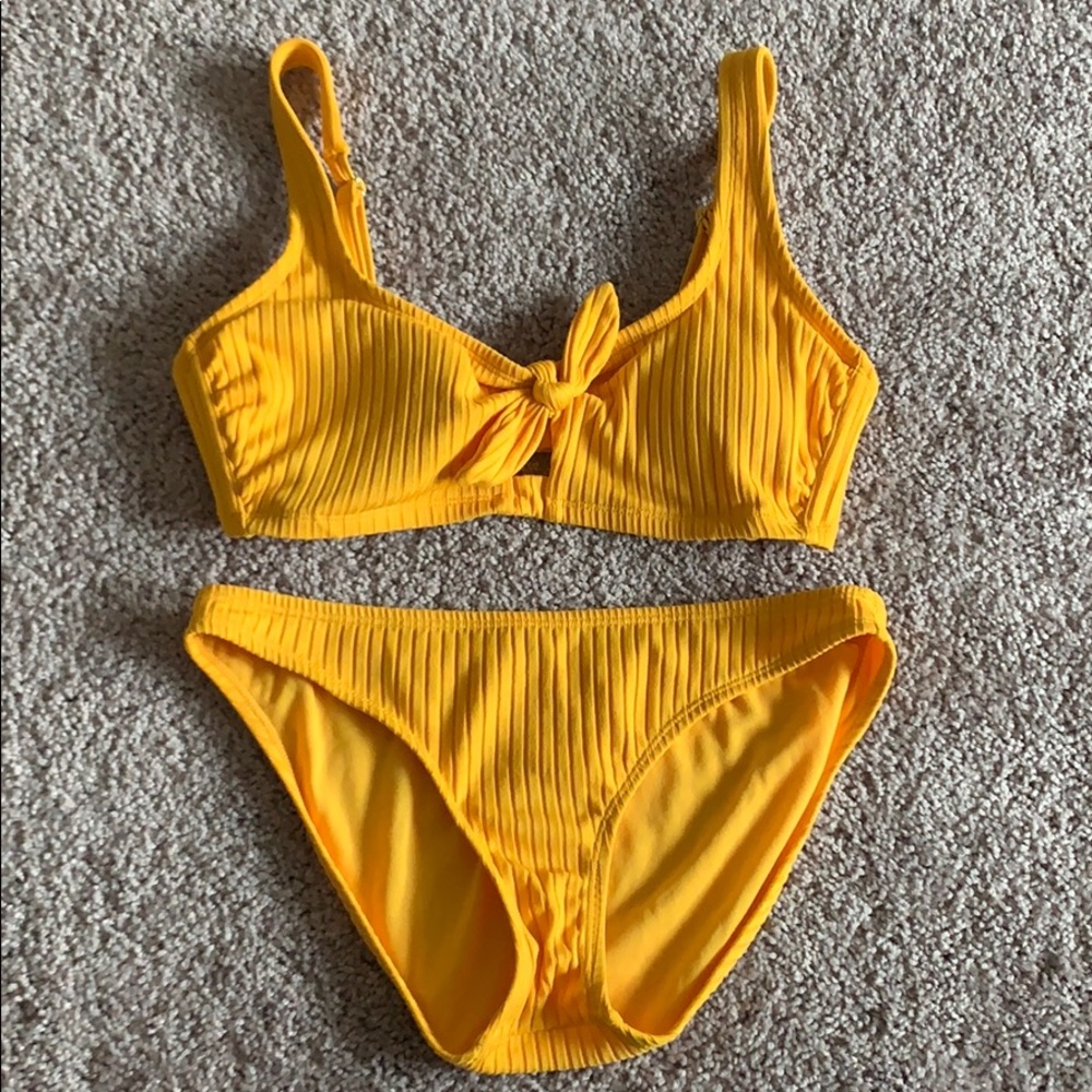 Yellow bikini